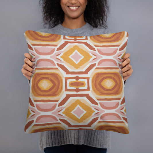 all over print basic pillow 18x18 decorative throw pillow front and back with hidden zipper soft polyester for sofa