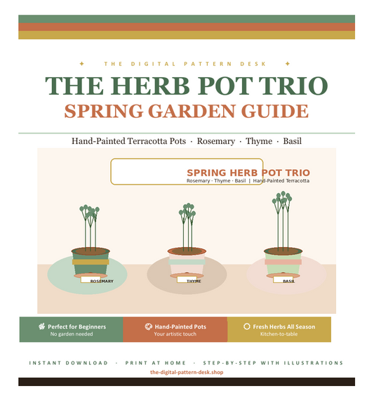 THE HERB POT TRIO
SPRING GARDEN GUIDE
